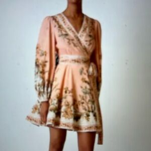 NWT Zimmerman Chintz Floral Wrap Dress 3